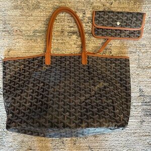 Goyardine Saint Louis PM Black Gold